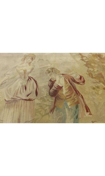 4 x 10 Antique Francois Boucher Reproduction Tapestry 74030