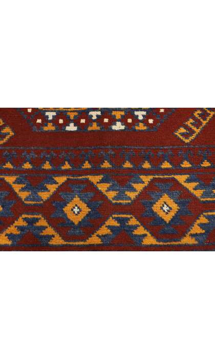 3 x 5 Vintage Afghan Rug 74663