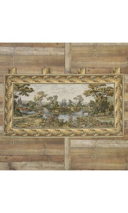 3 x 6 Vintage Swan Lake Tapestry 74749