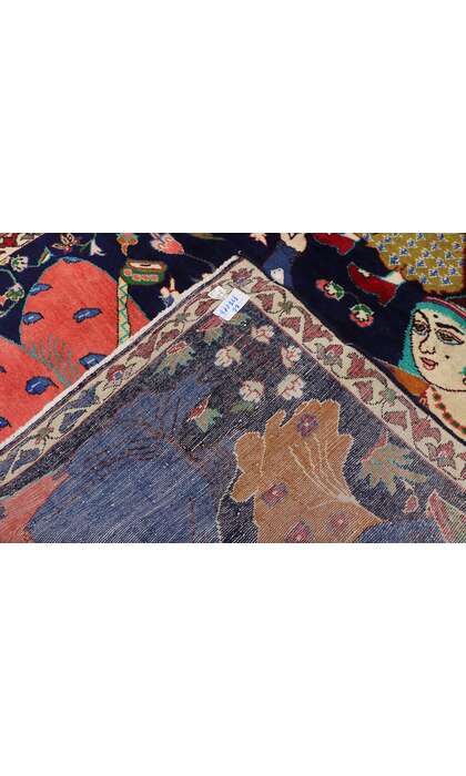 4 x 6 Vintage Hamadan Rug 75975