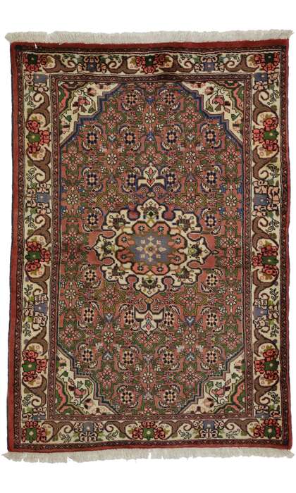 4 x 5 Vintage Persian Hamadan Rug 76057
