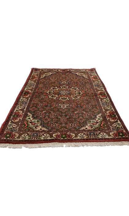 4 x 5 Vintage Persian Hamadan Rug 76057