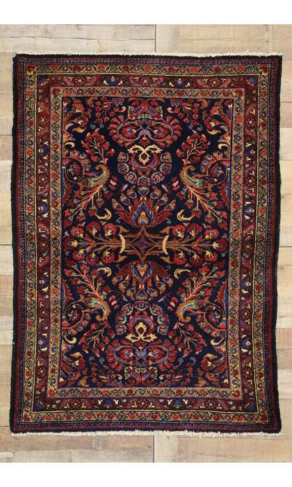 4 x 5 Antique Persian Lillian Rug 76857