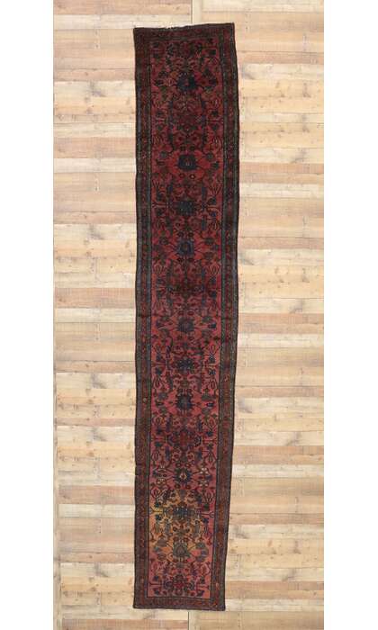 3 x 16 Antique Persian Lilihan Rug Runner 77236