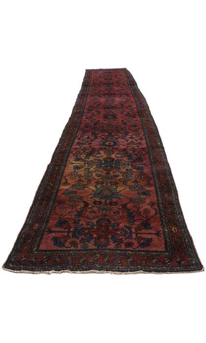 3 x 16 Antique Persian Lilihan Rug Runner 77236
