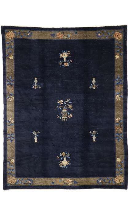 9 x 12 Antique Chinese Peking Rug 77238