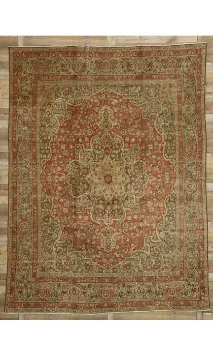 9 x 12 Antique Tabriz Rug 50392