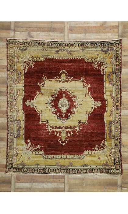 9 x 10 Vintage Turkish Sivas Rug 50650