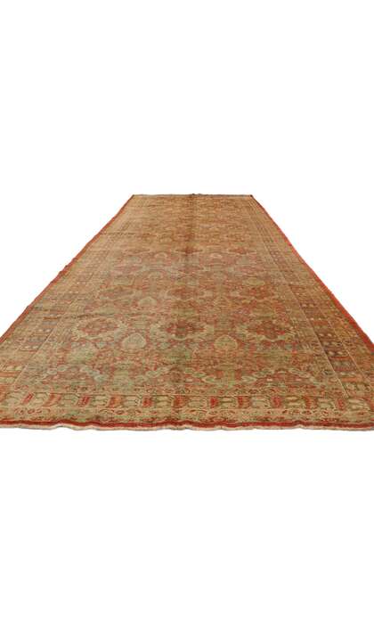 6 x 14 Antique Turkish Oushak Rug 51018