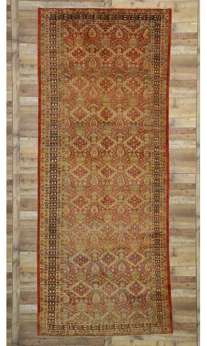 6 x 14 Antique Turkish Oushak Rug 51019