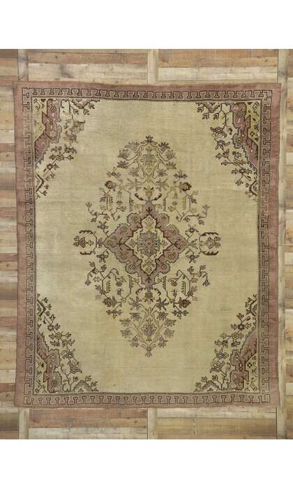 8 x 10 Vintage Oushak Rug 51452