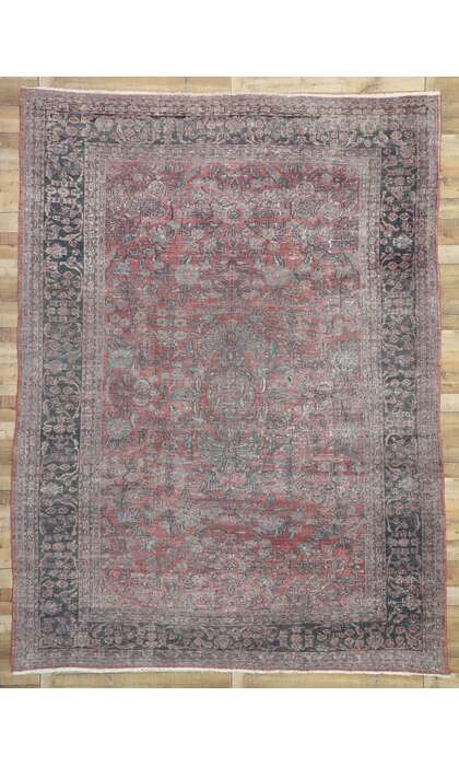 9 x 12 Antique Tabriz Rug 72868