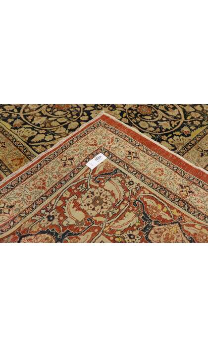 9 x 13 Antique Persian Tabriz Rug 73130