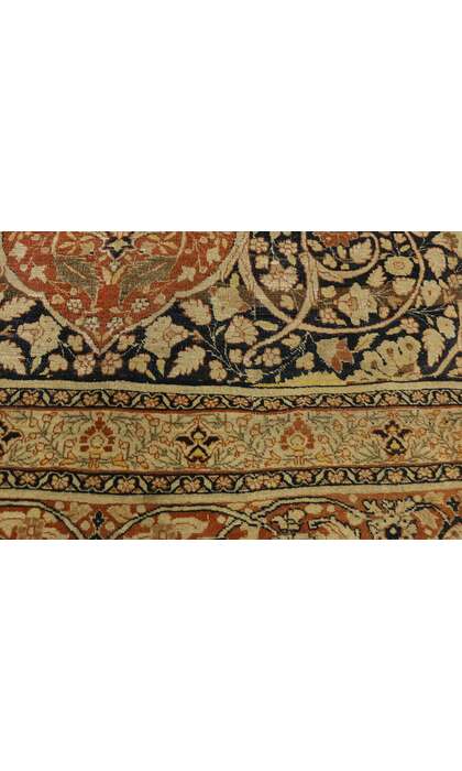 9 x 13 Antique Persian Tabriz Rug 73130