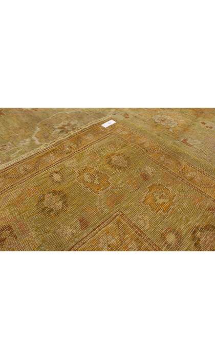 9 x 13 Antique Turkish Oushak Rug 73138