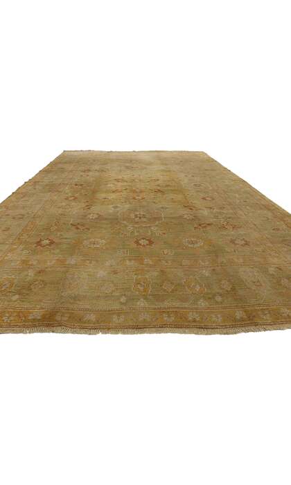 9 x 13 Antique Turkish Oushak Rug 73138