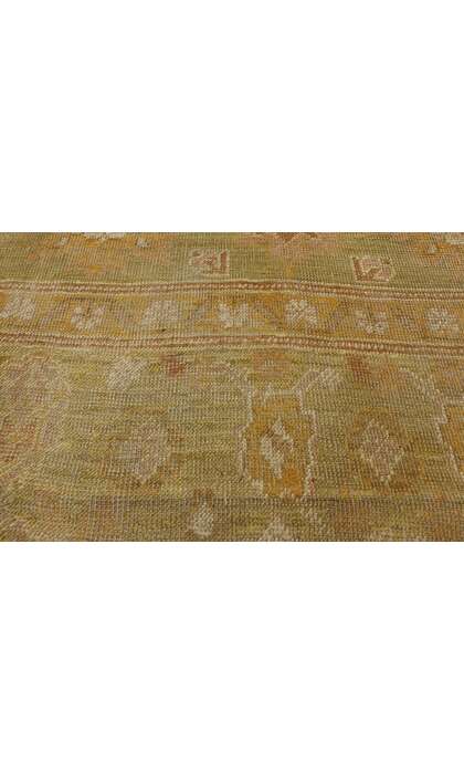 9 x 13 Antique Turkish Oushak Rug 73138