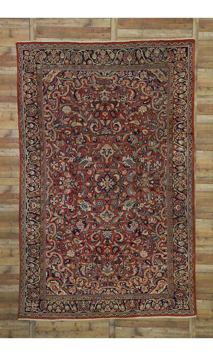 9 x 14 Antique Mahal Rug 73385