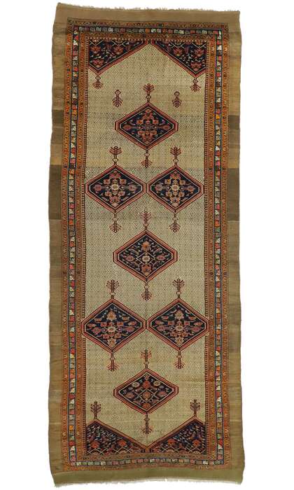 6 x 16 Antique Persian Malayer Rug 73578