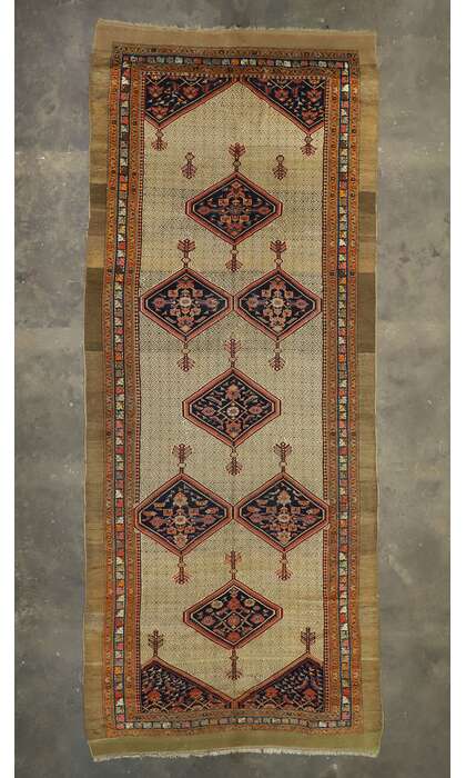 6 x 16 Antique Persian Malayer Rug 73578