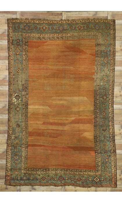 9 x 15 Antique Persian Bakshaish Rug 73994