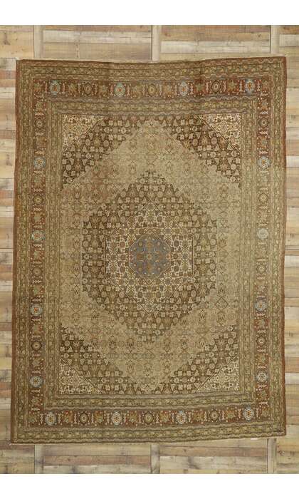 9 x 13 Antique Tabriz Rug 74327