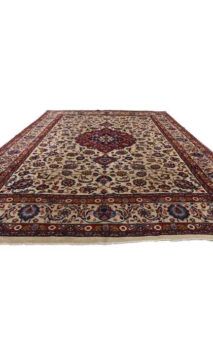 8 x 11 Antique Persian Mashhad Rug 74418
