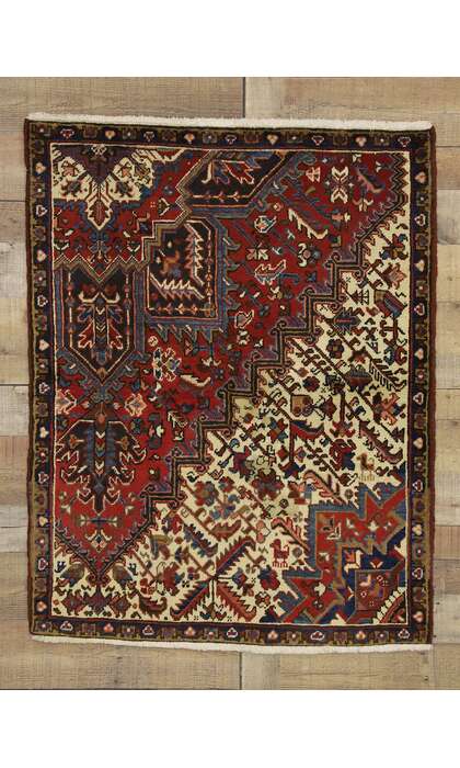 3 x 4 Vintage Heriz Rug 76428