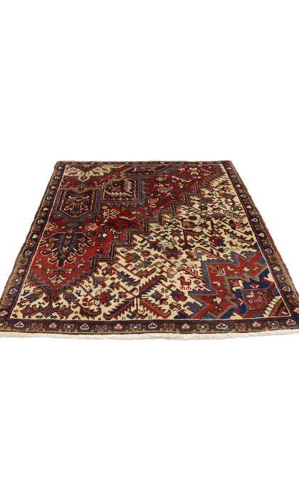 3 x 4 Vintage Heriz Rug 76428