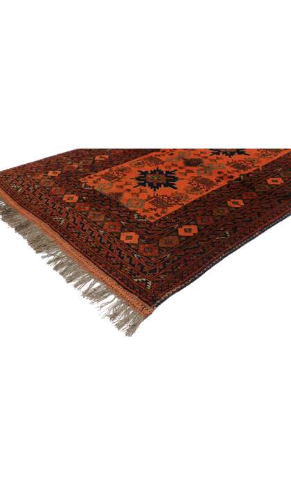 3 x 5 Vintage Afghan Rug 76990