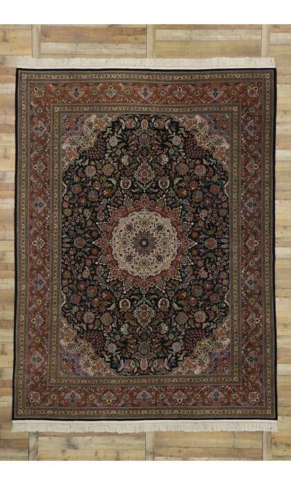 9 x 12 Vintage Chinese Tabriz Rug 77256