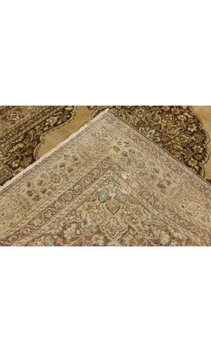 4 x 5 Antique Persian Tabriz Rug 50671