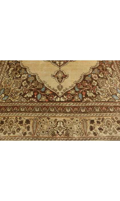 4 x 5 Antique Persian Tabriz Rug 50671