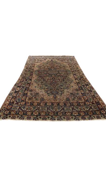 4 x 6 Antique Kerman Rug 70991