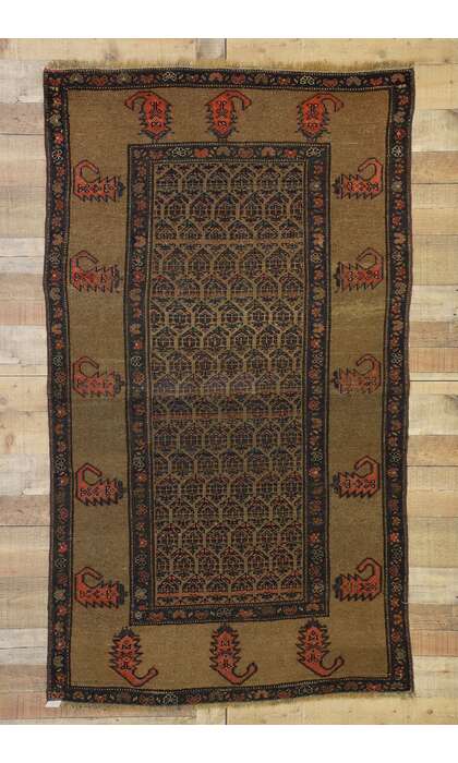 4 x 7 Antique Persian Malayer Rug 71827