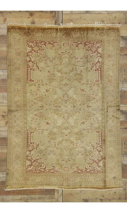 5 x 6 Vintage Persian Ardabil Rug 71930 w