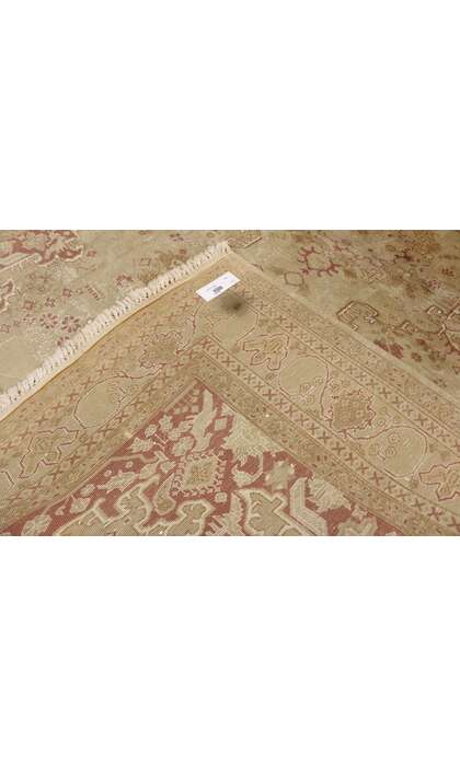 5 x 6 Vintage Persian Ardabil Rug 71930 backside