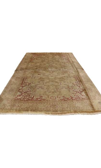 5 x 6 Vintage Persian Ardabil Rug 71930 floor