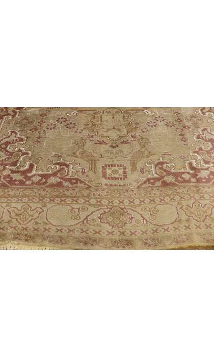5 x 6 Vintage Persian Ardabil Rug 71930 texture
