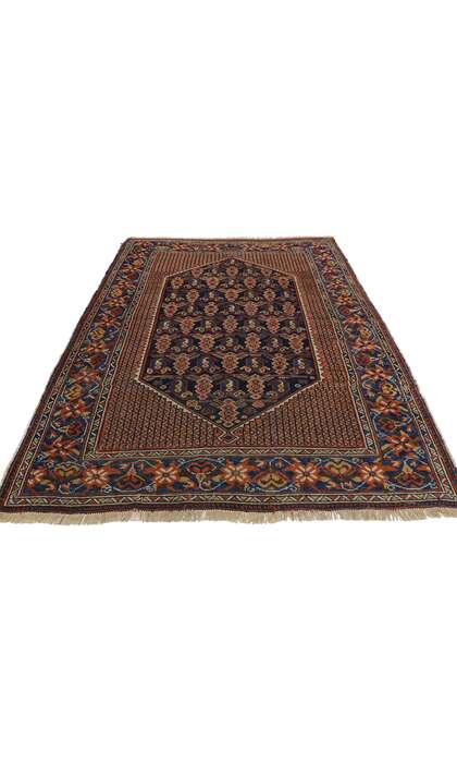 4 x 5 Antique Persian Afshar Rug 72462
