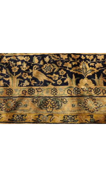 12 x 19 Antique Persian Kashan Rug 73123