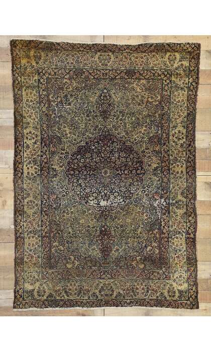 4 x 6 Antique Kermanshah Rug 73167
