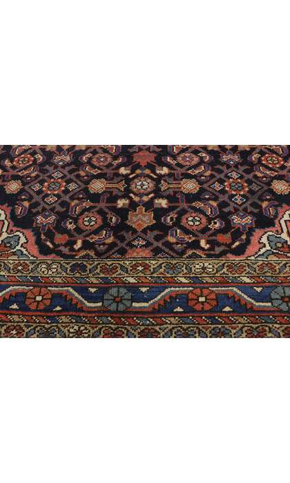4 x 7 Antique Persian Hamadan Rug 73277 texture
