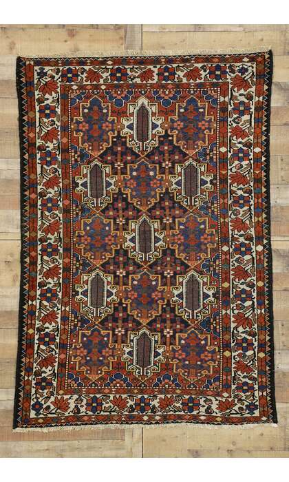 5 x 7 Antique Bakhtiari Rug 73283