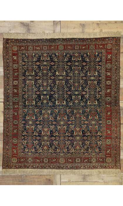 5 x 6 Antique Indian Rug 73286