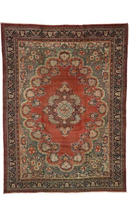 11 x 15 Antique Persian Mahal Rug 73370