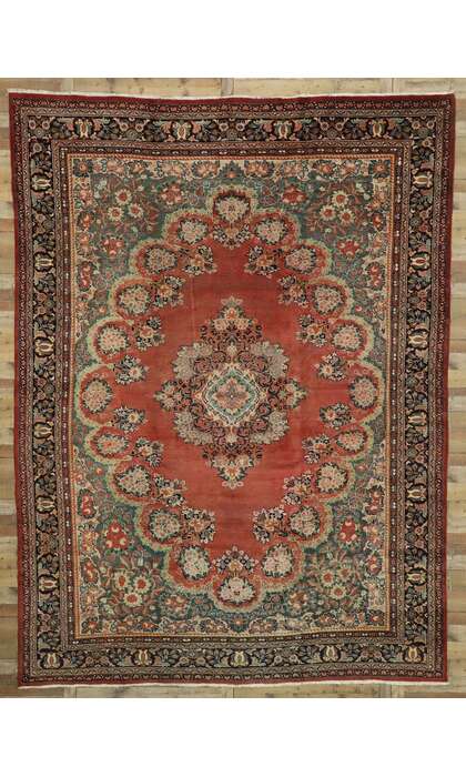 11 x 15 Antique Persian Mahal Rug 73370
