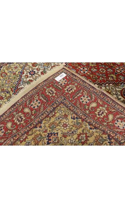 4 x 7 Antique Romanian Mahi Tabriz Rug 74300