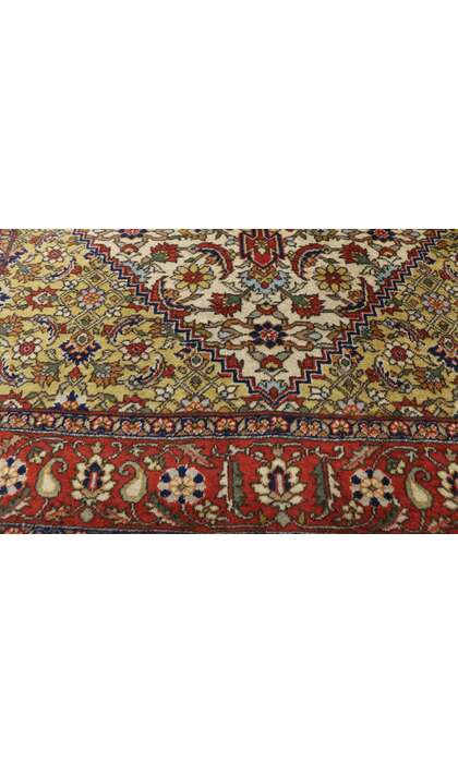 4 x 7 Antique Romanian Mahi Tabriz Rug 74300
