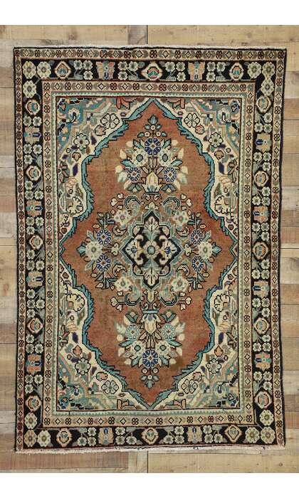 4 x 6 Vintage Mahal Rug 75182